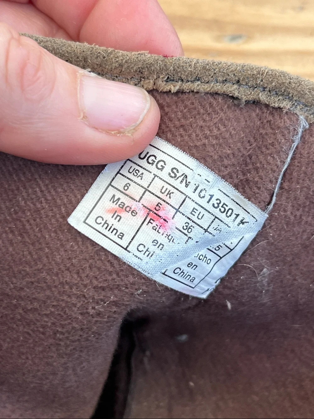 Ugg ankle “ aged suede ankle boots size 6 woman